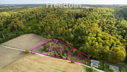 Działka 2158 m² w Klonowie Dolnym, media, plan - polecam! działka Klonowo Dolne, Głęboka
