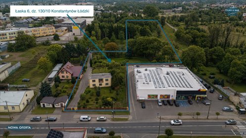 Działka inwestycyjna 7474 m² przy ul. Łaskiej w Konstantynowie działka Konstantynów Łódzki, Łaska