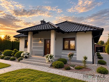 Do sprzedania nowoczesny dom 136 m² na dużej działce 1116 m² dom Brzezie k. Sulechowa