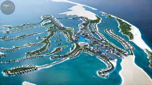Do sprzedania luksusowy apartament 50 m² z tarasem na wyspie Sobha Siniya mieszkanie Dubaj