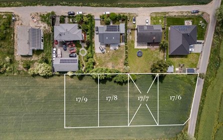 Polecam działkę 734 m² w Rogierówku z pozwoleniem na dom 100 m² działka Rogierówko, Kościuszki