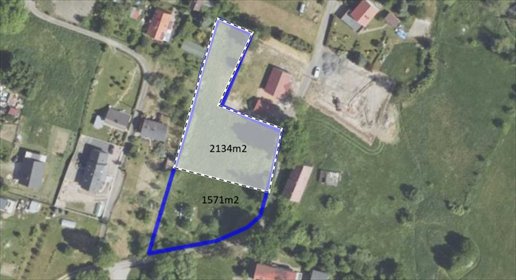 działka na sprzedaż 1571m2 działka Rybnica