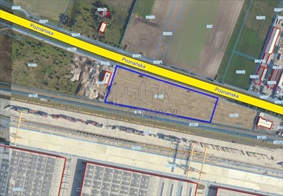 Działka 23 800 m² w Jasinu (media w ulicy) z planem przemysłowym działka Jasin, Poznańska