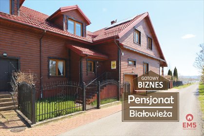 Atrakcyjny pensjonat z 8 pokojami i pełną infrastrukturą dom Białowieża