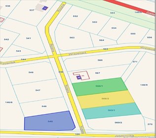 działka na sprzedaż 1719m2 działka Charbrowo