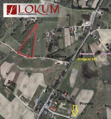 działka na sprzedaż 10227m2 działka Pomlewo, Brzozowa