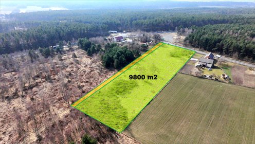działka na sprzedaż 9800m2 działka Wykroty