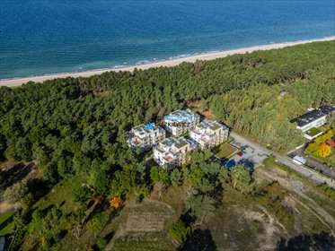 Dwupoziomowe mieszkanie z widokiem na morze, tarasy, 150 m od plaży mieszkanie Dąbki, Letniskowa