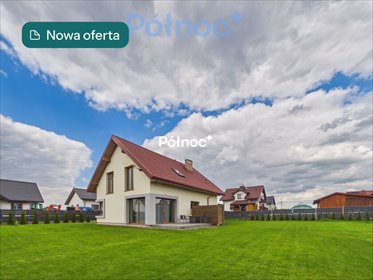 Nowoczesny dom z garażem i tarasem w Przykopce dom Przykopka, Leśny Zakątek 18A