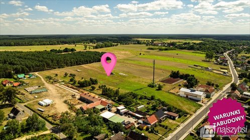 działka na sprzedaż 1011m2 działka Racimierz