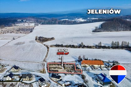 Działka budowlana 2873 m² z pełnym uzbrojeniem i dojazdem działka Jeleniów