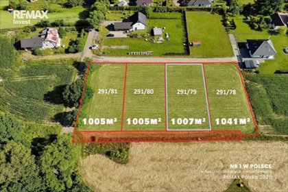 Przestronna działka 1007 m² z mediami i świetnym dojazdem działka Pogwizdów, Zachodnia