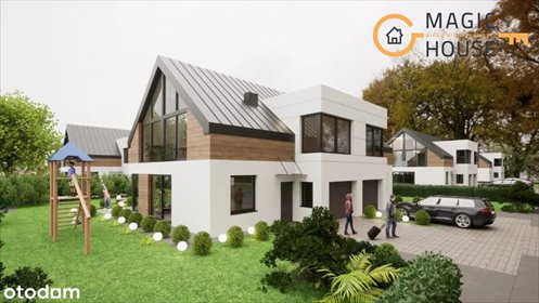 Ekskluzywne domy bliźniacze z dużym ogrodem w Tuchomiu dom Tuchom, Tęczowa