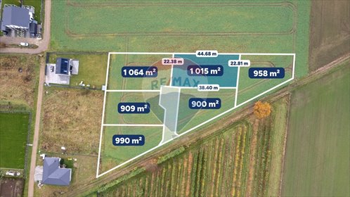 działka na sprzedaż 1015m2 działka Konikowo