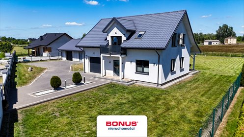 Nowoczesny dom 152m2 z garażem i ogrodem w Łęce dom Łęka