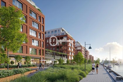 Do sprzedania luksusowy apartament 55 m² z loggią nad Motławą mieszkanie Gdańsk, Śródmieście, Stępkarska