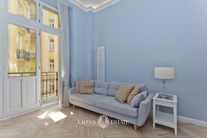 Wynajmę nowoczesny 2-pokojowy apartament z balkonem w Warszawie mieszkanie Warszawa, Śródmieście Ujazdów, Bagatela