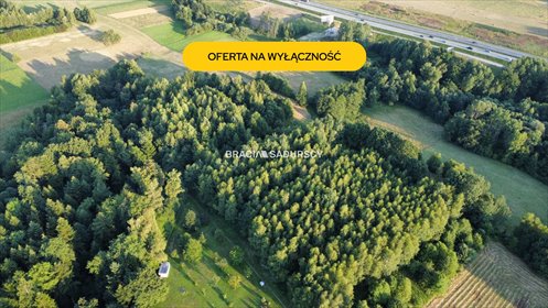 Działka 0,48 ha z lasami i terenami rolnymi - polecam! działka Krzyszkowice