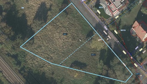 Działka 2585 m2 pod dom, bliźniak lub usługi działka Zdzieszowice, Fabryczna