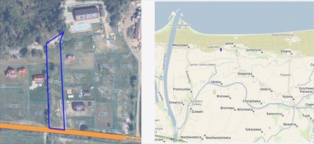 Działka 3005 m² w Jantarze - polecam działka Jantar, Jesienna