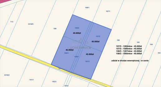 Działka 1000 m² w Zalesiu (blisko drogi asfaltowej) działka Zalesie