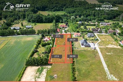 Zapraszam do zakupu działek budowlanych w Niestkowie 4461 m² z mediami działka Niestkowo, Starowiejska