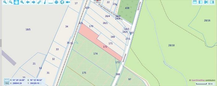 działka na sprzedaż 8000m2 działka Lubin