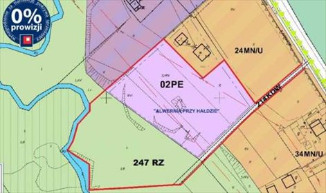 działka na sprzedaż 13883m2 działka Alwernia, Ignacego Krasickiego