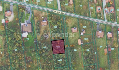 działka na sprzedaż 1041m2 działka Częstochowa, Mirów, Hektarowa