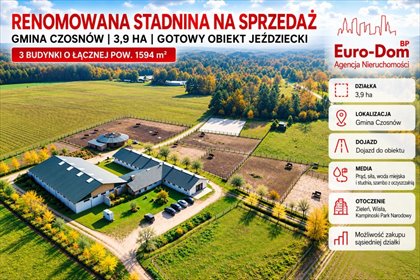 działka na sprzedaż 39000m2 działka Czosnów