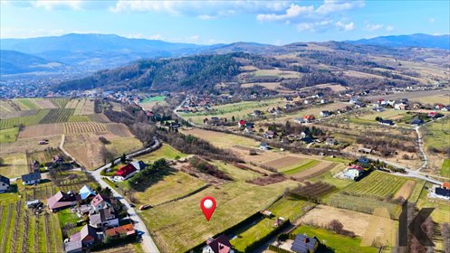 działka na sprzedaż 1030m2 działka Łącko