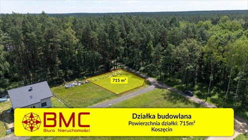 Działka budowlana 715 m² przy lesie, Koszęcin działka Koszęcin