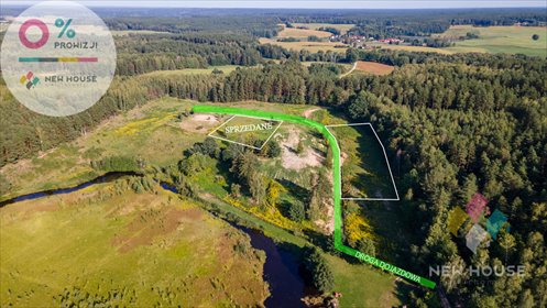 Działka 3811 m² pod domy w Dorotowie (las, widok, dostęp) działka Dorotowo