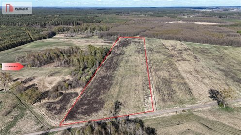 Sprzedam działkę rolną 4,85ha w Dalewie - spokój i natura działka Dalewo