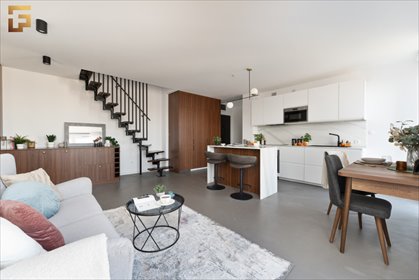 Dwupoziomowe mieszkanie 78 m² w Wilanowie (wysoka jakość, jasne wnętrza) mieszkanie Warszawa, Wilanów Zawady, Bruzdowa
