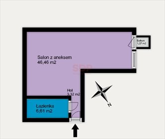 mieszkanie na sprzedaż 56m2 mieszkanie Wrocław, Krzyki, Wojszyce, Klasztorna