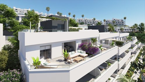Nowoczesny apartament 109 m² z tarasem - blisko golfu mieszkanie Cancelada, Cancelada