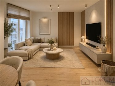 Nowoczesne dwupoziomowe mieszkanie z antresolą (64,63 m²) w Lublinie mieszkanie Lublin, Sławin, Kwitnąca