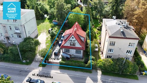 Na sprzedaż inwestycyjny dom z 1934 r. na działce 774 m² w Gdyni dom Gdynia, Leszczynki, Kapitańska