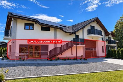 Lokal handlowo-usługowy 141 m² przy głównej drodze zapraszam lokal użytkowy Jaworze, Bielska