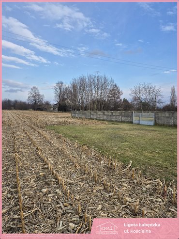działka na sprzedaż 690m2 działka Ligota Łabędzka, Kościelna