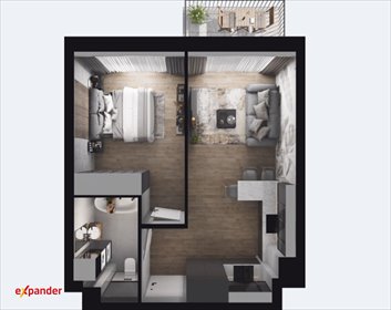 mieszkanie na sprzedaż 39m2 mieszkanie Gdynia, Wiczlińska