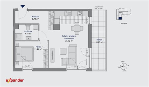 mieszkanie na sprzedaż 51m2 mieszkanie Gdańsk, Aleja Pawła Adamowicza