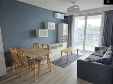 Nowoczesny 2-pokojowy apartament z balkonem, wysoki standard mieszkanie Warszawa, Wola, Jaktorowska