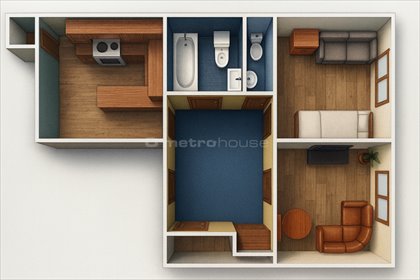 Mieszkanie 79,5 m² w centrum Zielonej Góry - potencjał inwestycyjny mieszkanie Zielona Góra, Stary Rynek