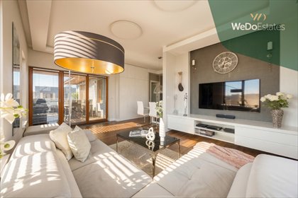 Wilanów - 146 m² apartament z tarasem i widokiem na park mieszkanie Warszawa, Wilanów, Prymasa Augusta Hlonda