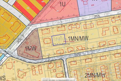 Sprzedam działkę 896 m² w Zamieniu z mediami i planem zagospodarowania działka Zamienie, Cytrusowa