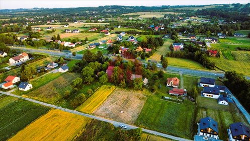 działka na sprzedaż 916m2 działka Trzciana
