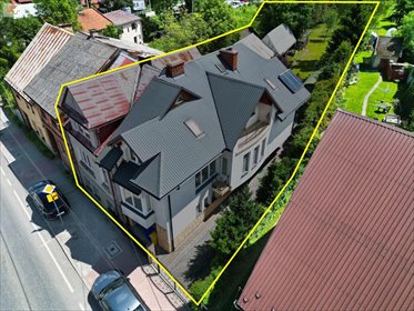 Dwupokoleniowy dom z zabytkowym budynkiem i dużą działką dom Jordanów, al. Józefa Piłsudskiego