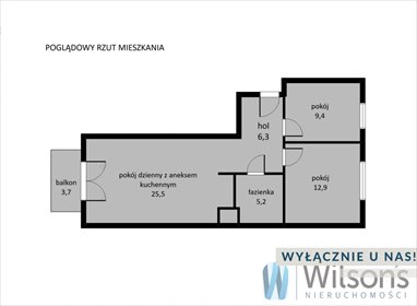 mieszkanie na sprzedaż 59m2 mieszkanie Warszawa, Białołęka, Krzyżówki